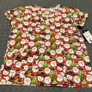 Women’s Christmas Scrub top